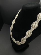 925 sterling silver lacy collar necklace