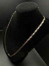 14k gold mariner link chain