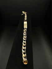 10k TRI-colored ID bracelet