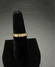 14k gold diamond encrusted ring