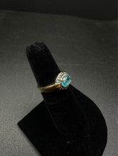 14k aquamarine ring
