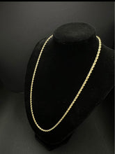 14k gold rope chain 18” 2.5mm