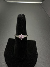 10k gold ring w pink sapphires