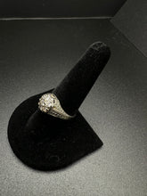 18k vintage diamond cluster ring (1CTTW)