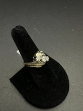 10k gold vintage diamond ring w 1cctw