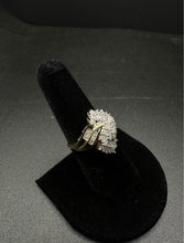 10k gold diamond cluster ring