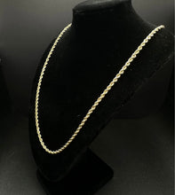 14k gold rope chain 24” 2.5mm