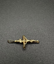 14k gold cross pendant
