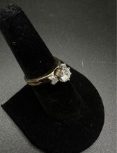 14k gold brilliant cut diamond wedding set (70pts)