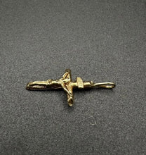 14k gold cross pendant