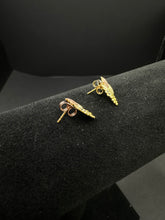 10k black hills gold stud earrings