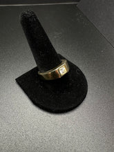 14k gold mens diamond ring (60pt diamond)