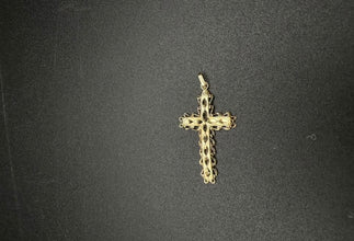 14k yellow Gold Vintage Cross Pendant
