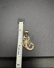 10k gold scorpion pendant
