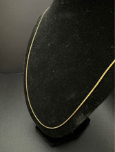 14k gold box link chain