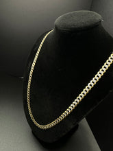 14k Cuban link diamond cut chain