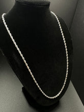 14k white gold rope chain