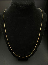 14k gold box link chain