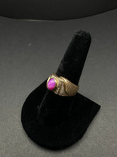 10k yellow gold ring place w purple star sapphire