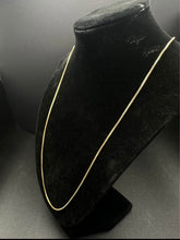 18k gold box link chain