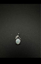 14k gold opal pendant