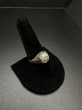 18k vintage diamond cluster ring (1CTTW)