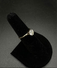 14k gold wedding ring w 1CT brilliant cut diamond