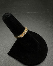 14k gold diamond encrusted ring