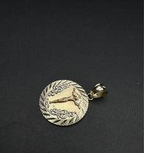 14k Gold Jesus pendant