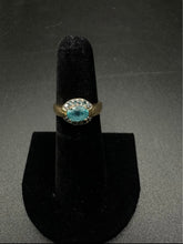 14k aquamarine ring