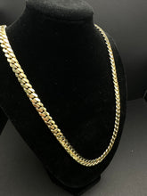 925 silver Cuban link chain gold plated