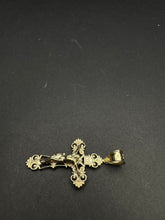 10k gold cross pendant
