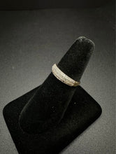 14k gold pave diamond ring