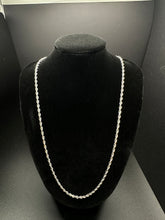 14k white gold rope chain