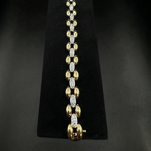 925 silver & gold plated bracelet