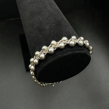 925 silver beaded bracelet