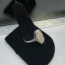 925 silver ring w australian opal stone