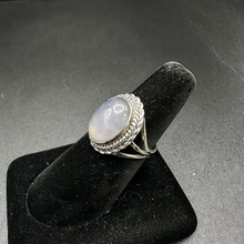 925 silver ring w moonstone