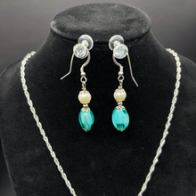 925 sterling silver necklace set w earrings