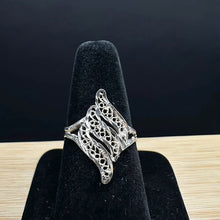 925 sterling silver wave ring